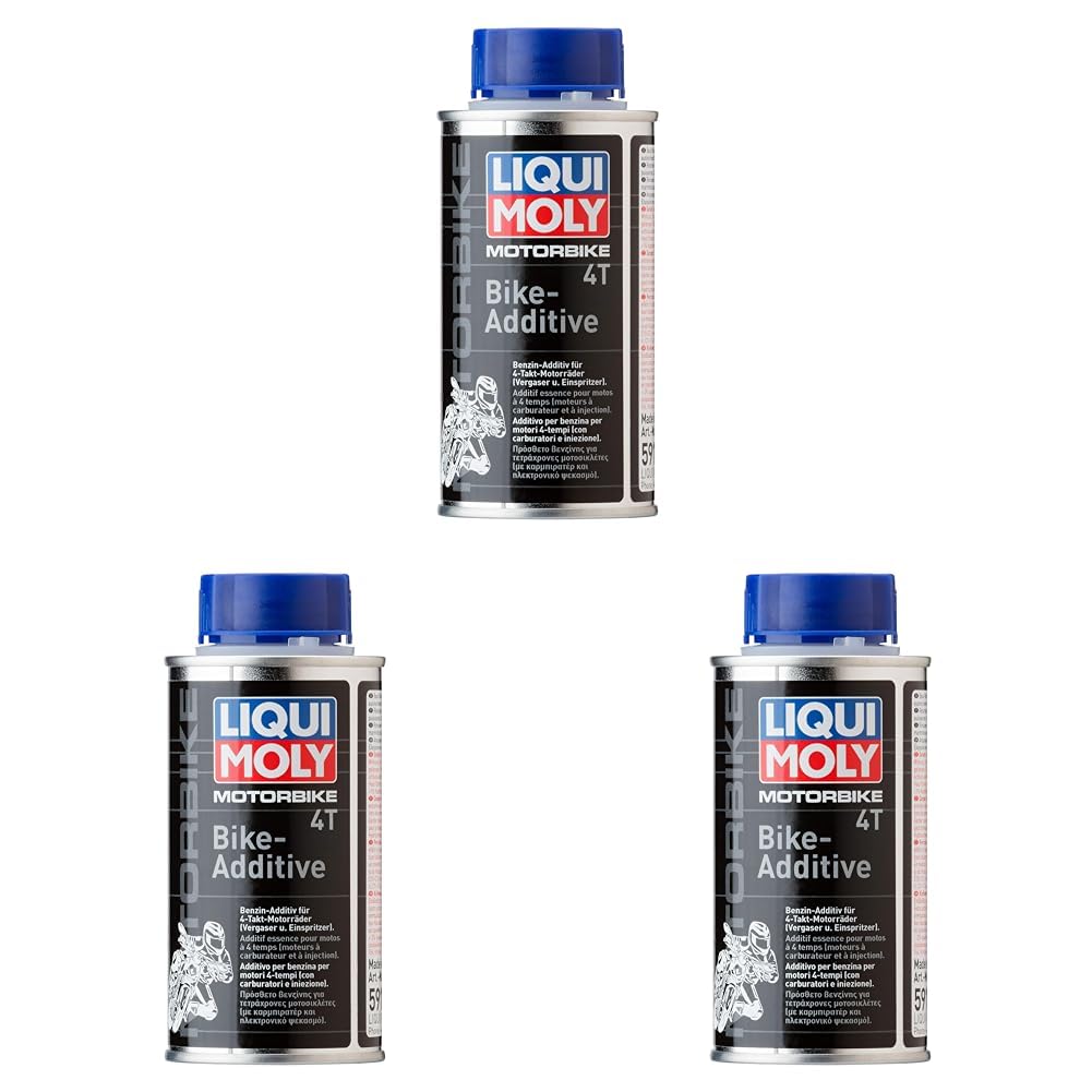 Motociklu benzīna piedeva Liqui Moly Motorbike 4T Bike-Additive 125 ml Art.-Nr. 1581 3 iepakojumā