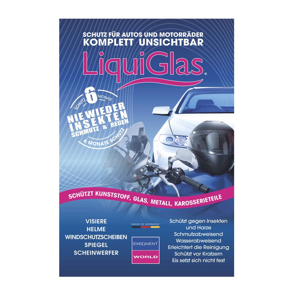 Stikla aizsargpārklājums Bär-AfC LiquiGlas Nano 5m² lietus atgrūdošs ar lotosa efektu