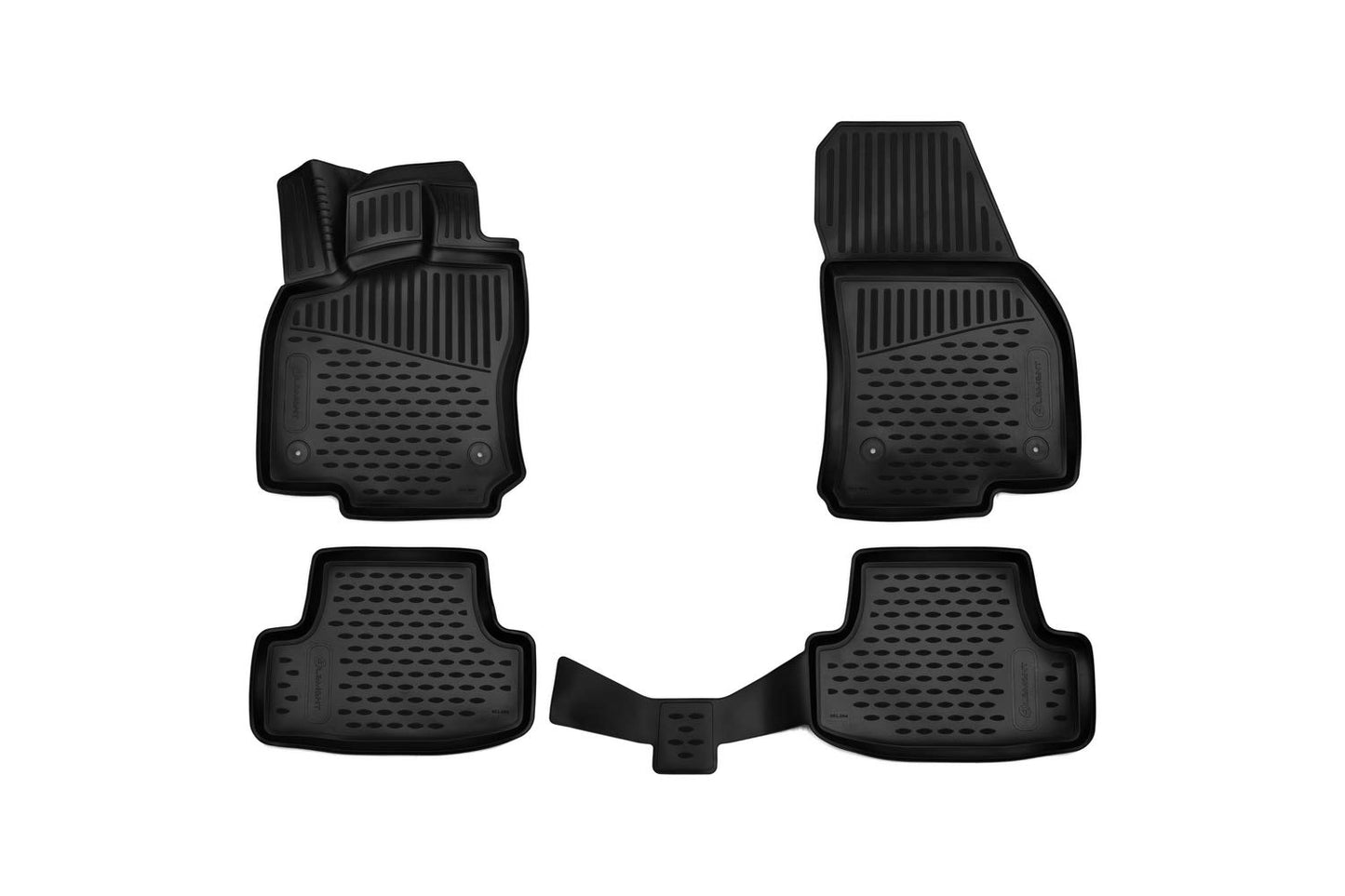 11. Element gumijas paklāju komplekts, kas piemērots VW T-ROC | ražošanas gads 2017-2025 | 100% precīzi pielāgoti automašīnas paklāji, izturīgs universāls automašīnas paklājs, gumijas paklāji automašīnām, automašīnas gumijas paklāji