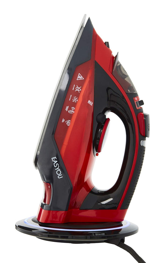 Easyou Move 2400W - bezvadu tvaika gludeklis ar ātru sildīšanu un regulējamu tvaika plūsmu.