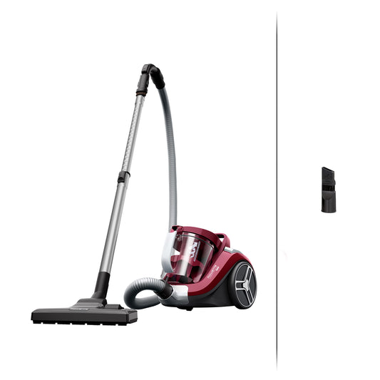 Rowenta RO4B23 Compact Power XXL Classic - 900W, 3-stage filtration, compact design, 8.80m radius, includes 2-in-1 nozzle, red