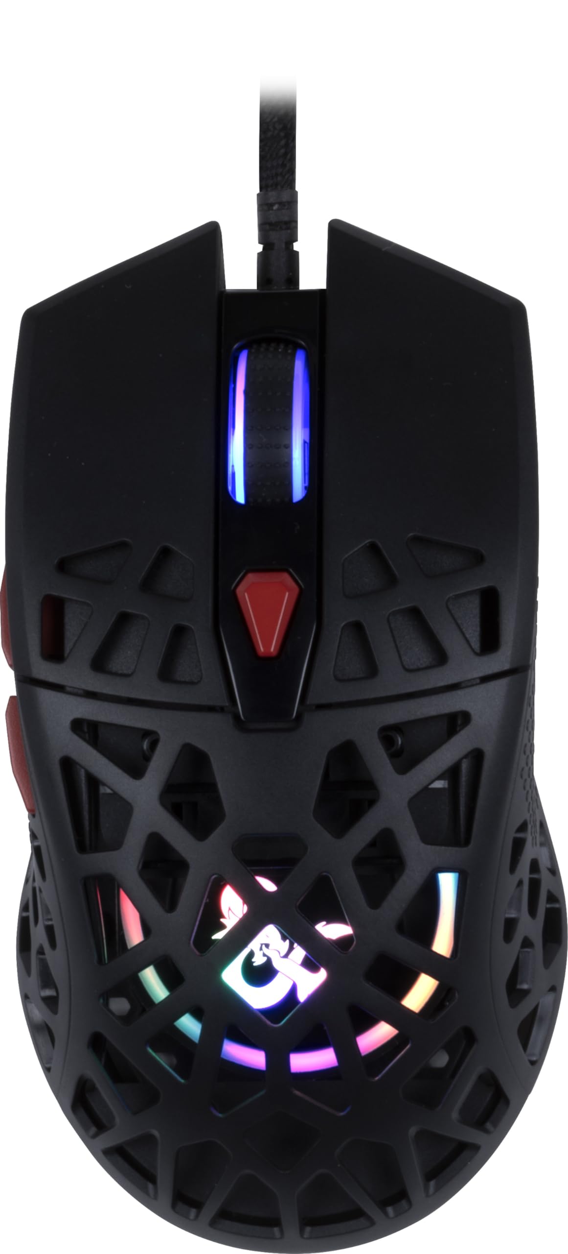 Konix Dungeons & Dragons Ultra Light Gaming Mouse - 70g, 7 DPI levels, Rainbow LED backlighting, Black