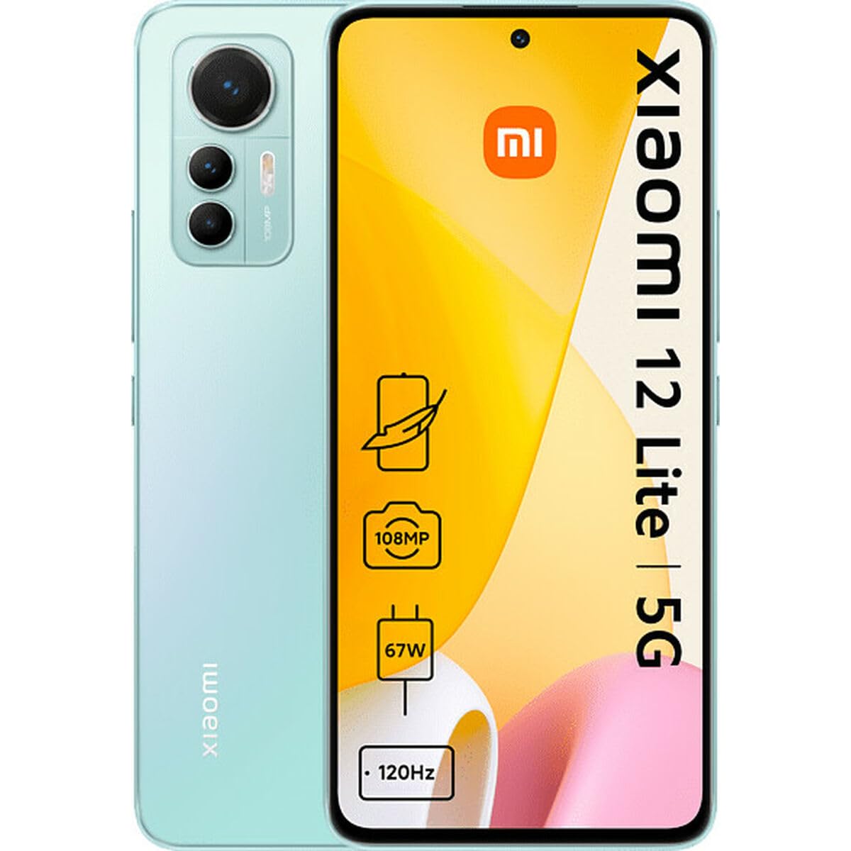 Xiaomi 12 Lite - 6.55" display, 6GB RAM, 128GB storage, sleek design, powerful performance.