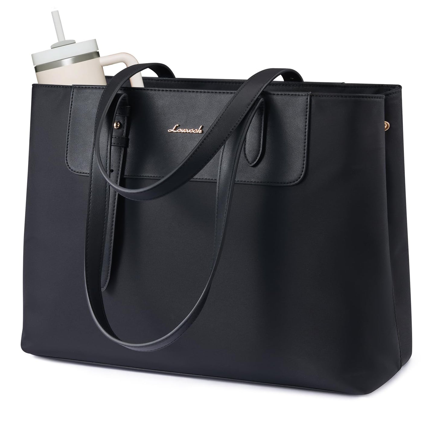 LOVEVOOK sieviešu rokassoma liela, darba soma, klēpjdatora soma, shopper soma