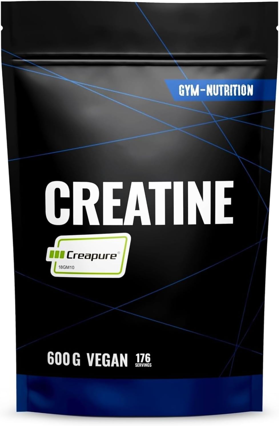Kreatīns monohidrāts Creapure® pulveris, 600g, augstas devas