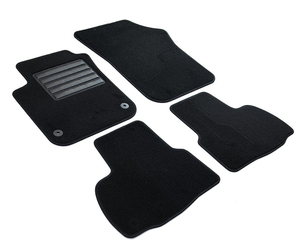 MDM SP-3201 paklāji Velūrs automašīnas paklājs piemērots Seat Mii 2012>2021 / Volkswagen Up 2012>2021 / Skoda Citigo 2012>2021, melns