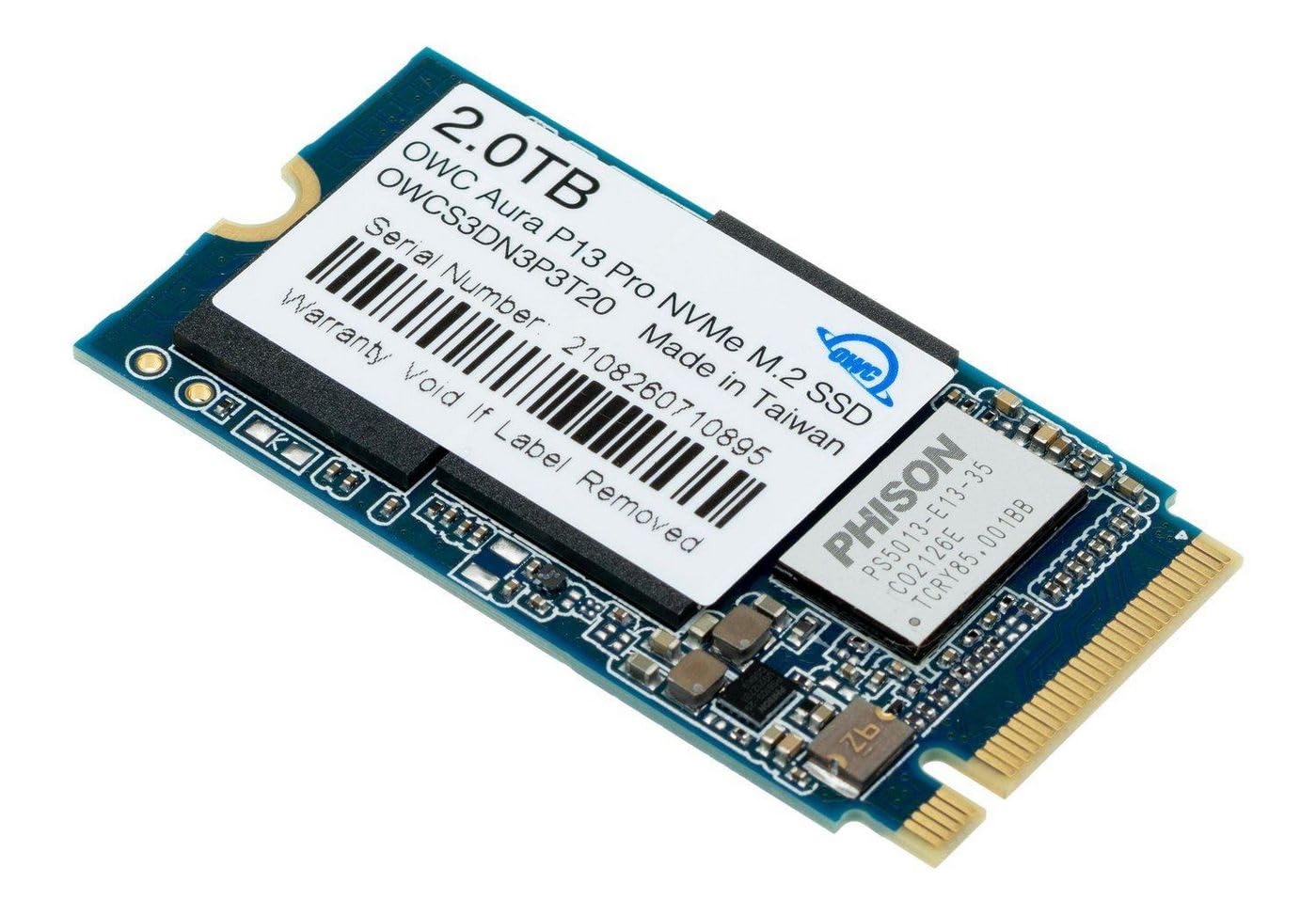 OWC SSD 2TB Aura P13 M.2 - High-speed storage, compatible with computers and Accelsior 1M2.