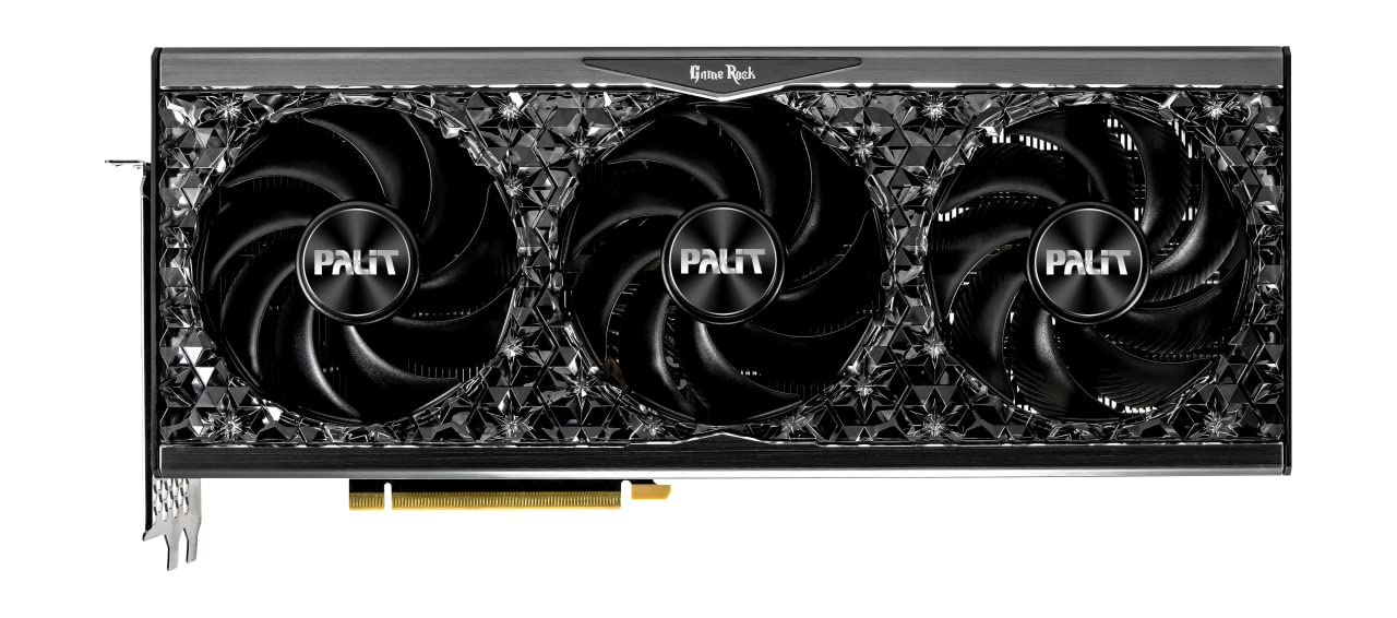 Palit VGA RTX4080 16GB GameRock OmniBlack - High-performance graphics card with advanced cooling and RGB lighting.