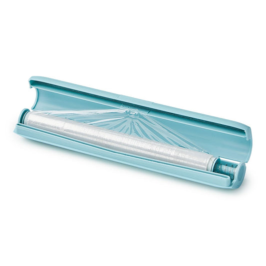 Betty Bossi folijas griezējs - universāla pārtikas plēve, plastmasa, nerūsējošais tērauds, zils.