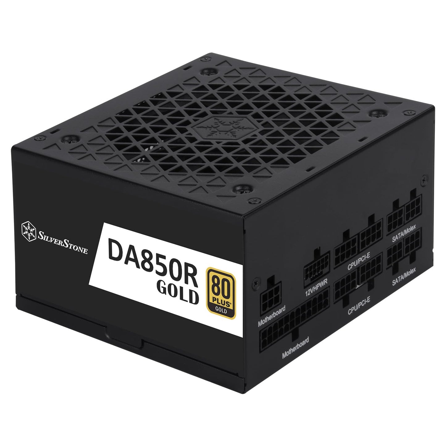 Silverstone SST-DA850R-GM - 850W 80 Plus Gold fully modular ATX power supply, ATX 3.0 & PCIe 5.0 compatible.