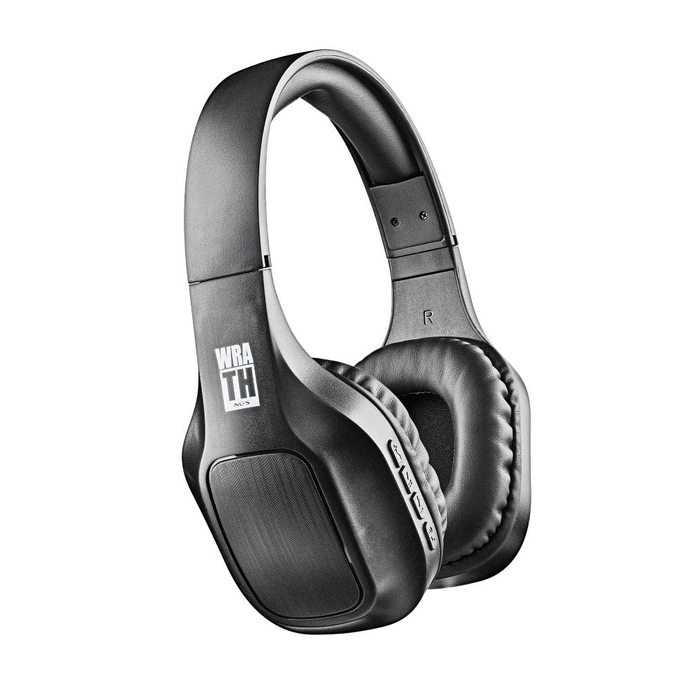 NGS ARTICA Wrath Black - Supra-aurālās bezvadu austiņas, Bluetooth, 10 stundu akumulatora darbības laiks, melnas.