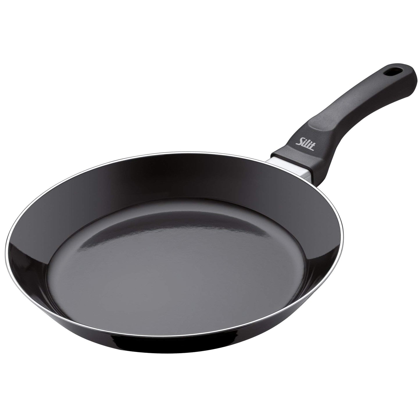 Silit Professional cepamā panna 28 cm - Silargan keramika, indukcija, melna, izturīga un viegli tīrāma.