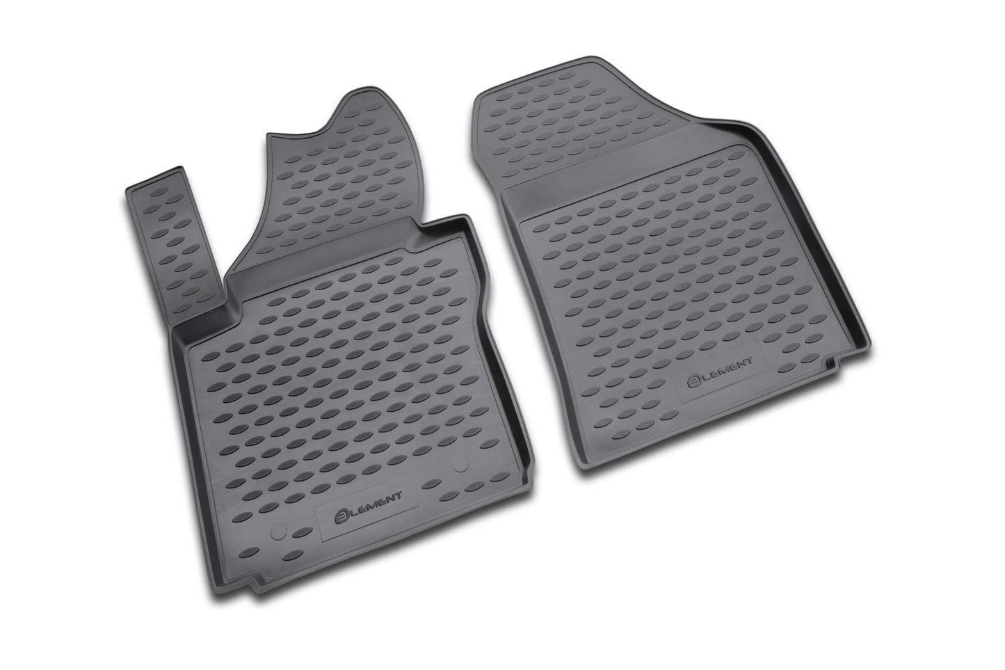 Elementi precīzi pielāgotas Premium 3D gumijas paklāji Volkswagen Caddy, Mk3 III, 2004-2015, 2 gab.