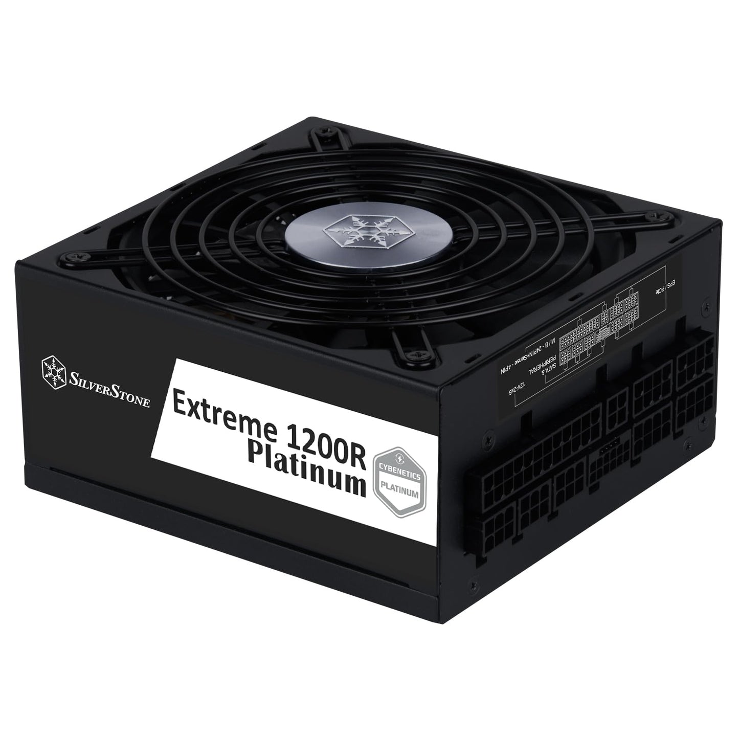 Silverstone Extreme 1200R Platinum - 1200W fully modular PCIe 5 power supply, Cybenetics Platinum certified, SST-EX1200R-PL.