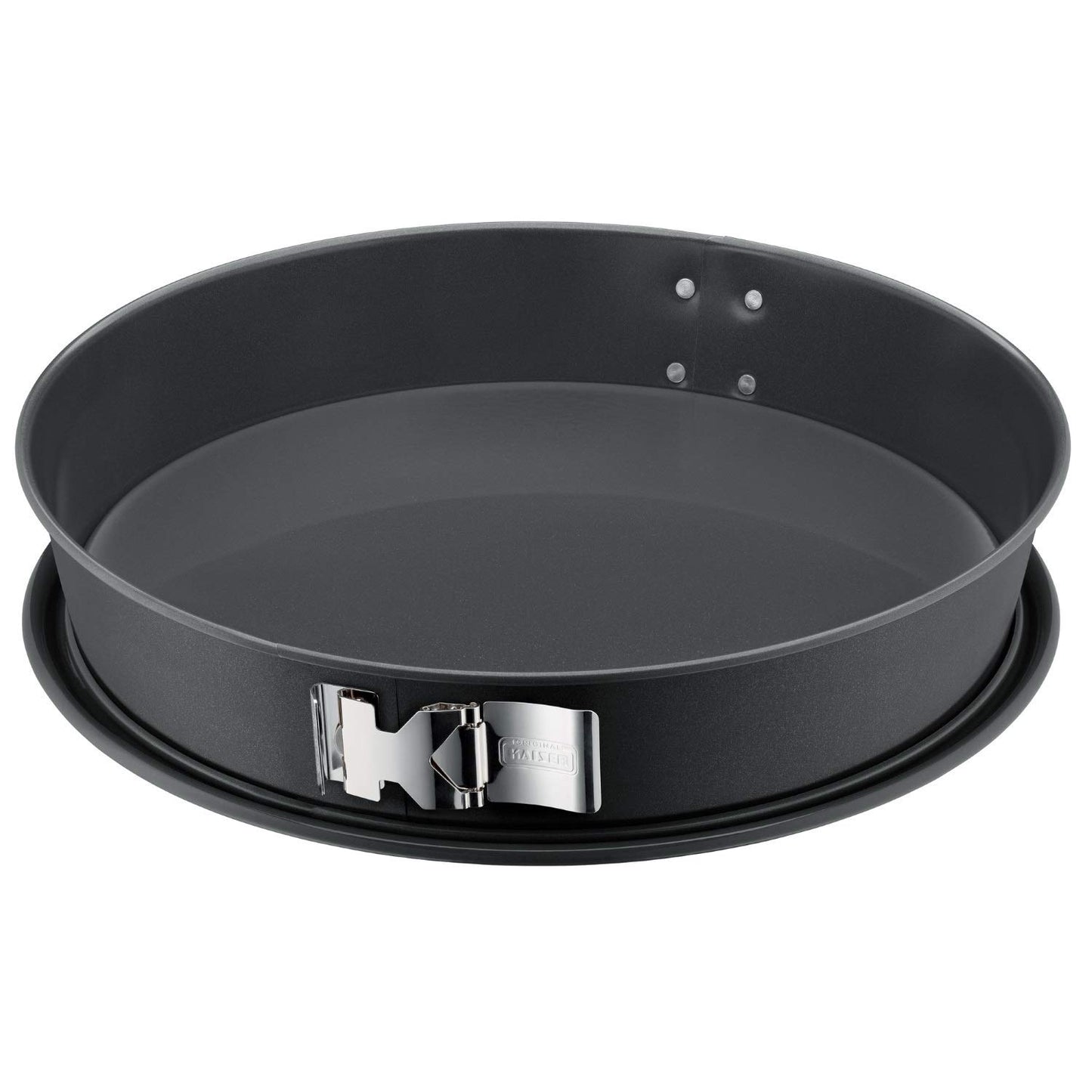 Original Kaiser La Forme Plus Springform koniska 32 cm, SafeClick aizdare, apaļa siera kūkas forma, emaljēts dibens, pārklāta, griešanai izturīga