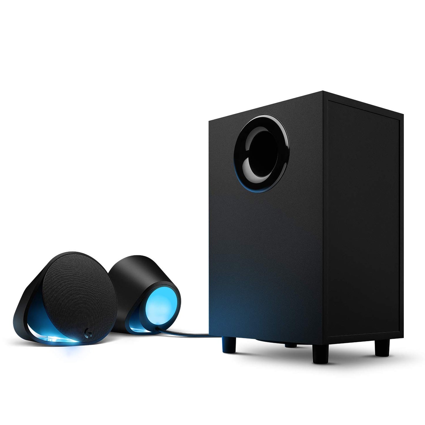Datorspēļu skaļruņi Logitech G560 ar DTS:X Ultra telpisko skaņu, 2.1 kanāli, 120 W
