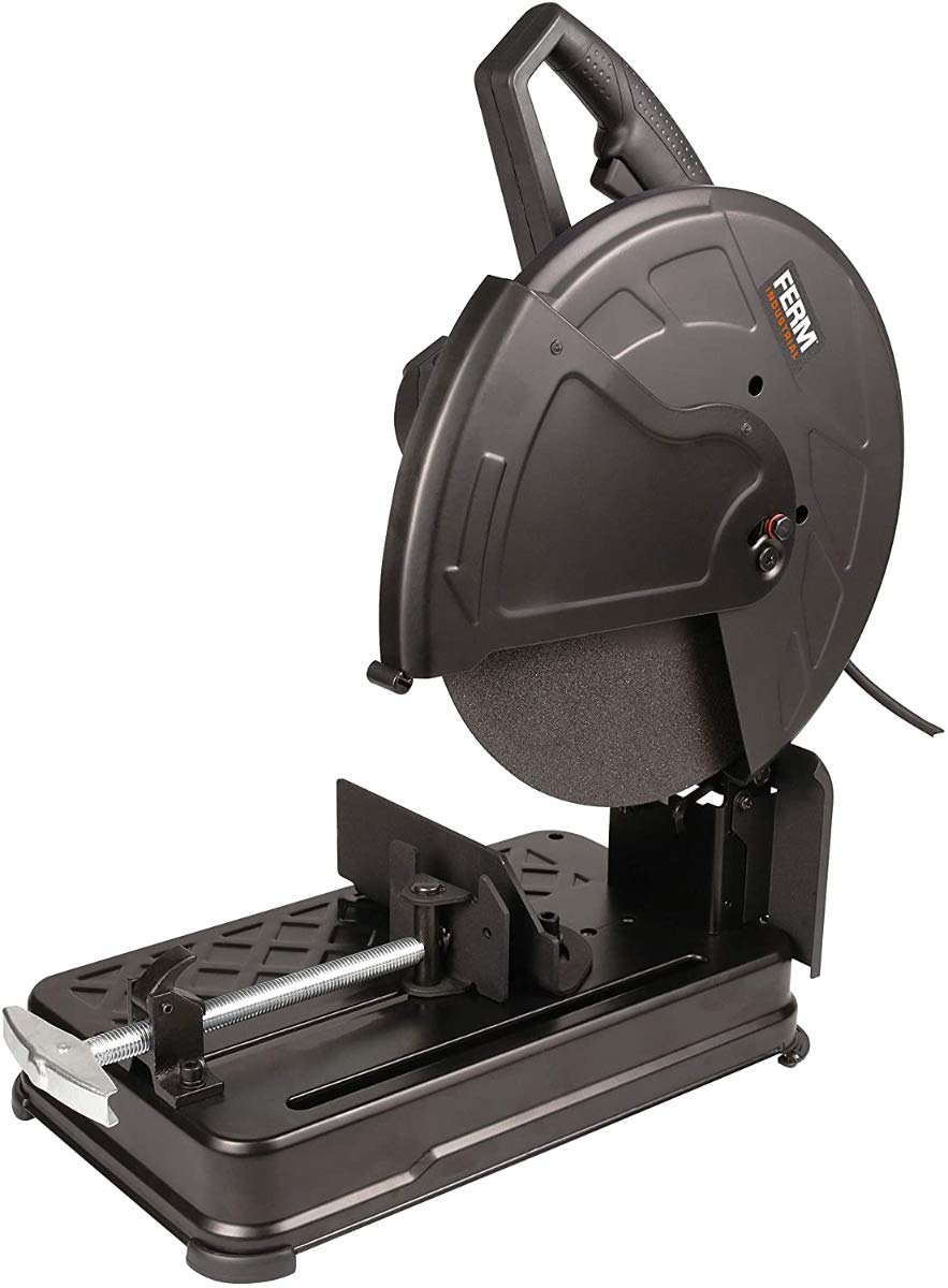 FERM Profesionāla metāla griešanas mašīna - 2300W, 355 mm, precīza griešana, izturīga konstrukcija.