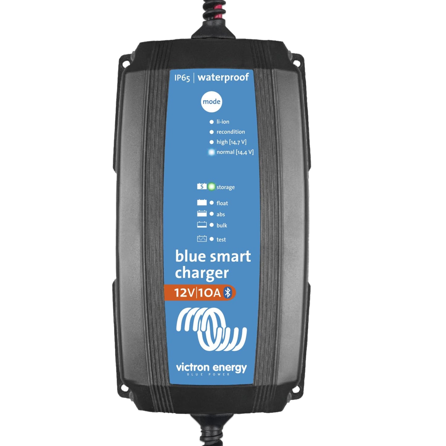 Victron Energy Blue Smart akumulatora lādētājs 12-Volt 10 Ampere 230V - auto akumulatora lādētājs - akumulatora uzturētājs un desulfatators - IP65 aizsardzība - Bluetooth - CEE 7/17