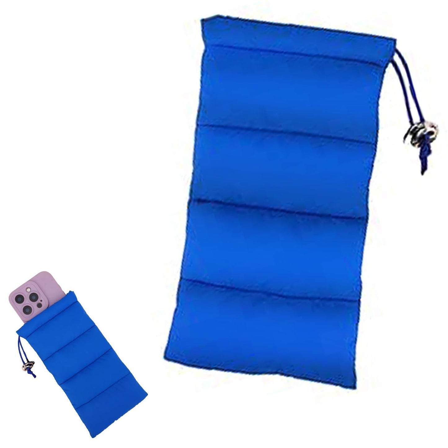 Automašīnas tālruņa soma Ji liangli Thermo, siltināta telefonu soma, aizsargā viedtālruni no sasalšanas un pārkaršanas āra aktivitātēs, zila