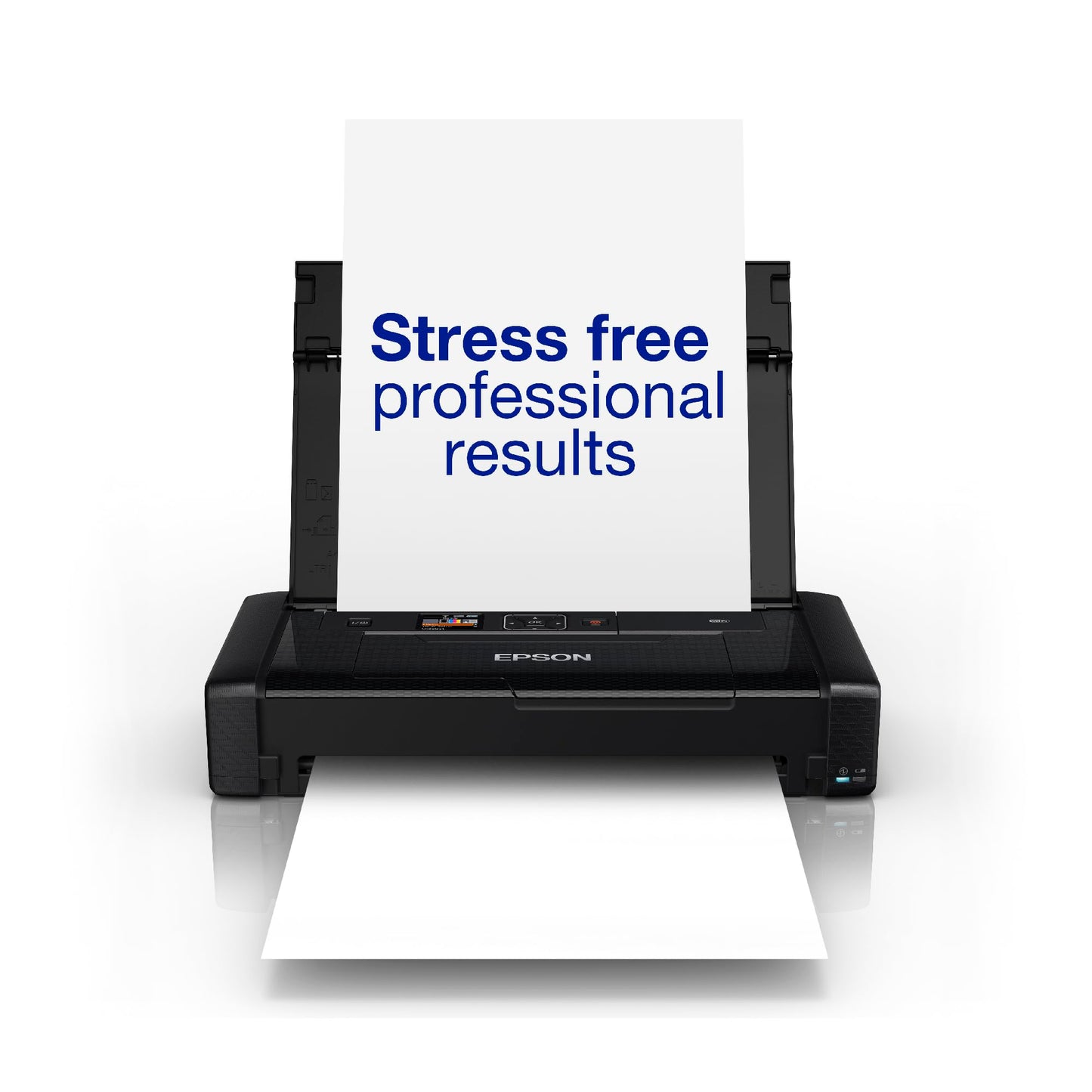 Epson WorkForce WF-110W - Pārnēsājamais tintes printeris, WiFi Direct, mobilā drukāšana, integrēts akumulators, 1,6 kg.