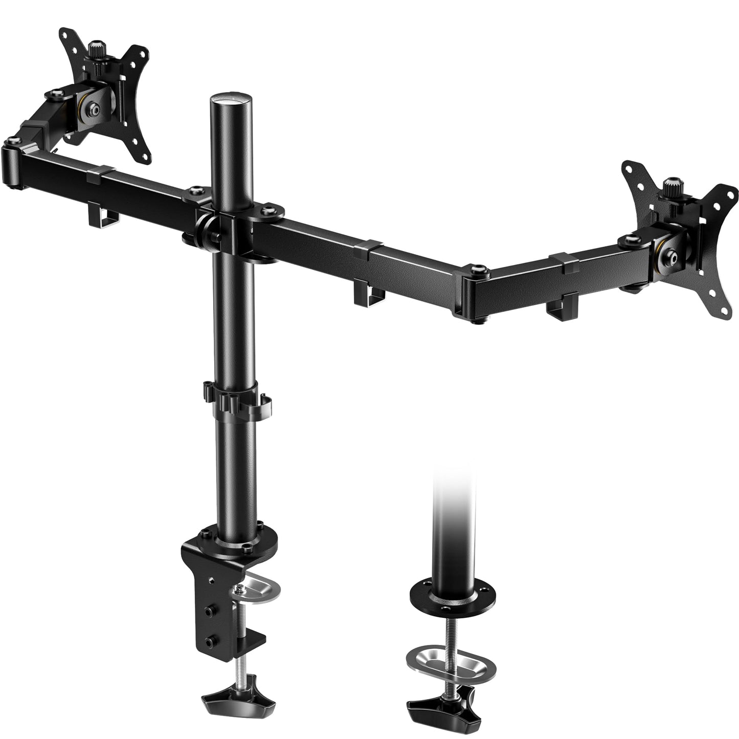 Monitora turētājs BONTEC 2 monitoriem 13-30 collu, 8 kg/rokai, augstumā regulējams