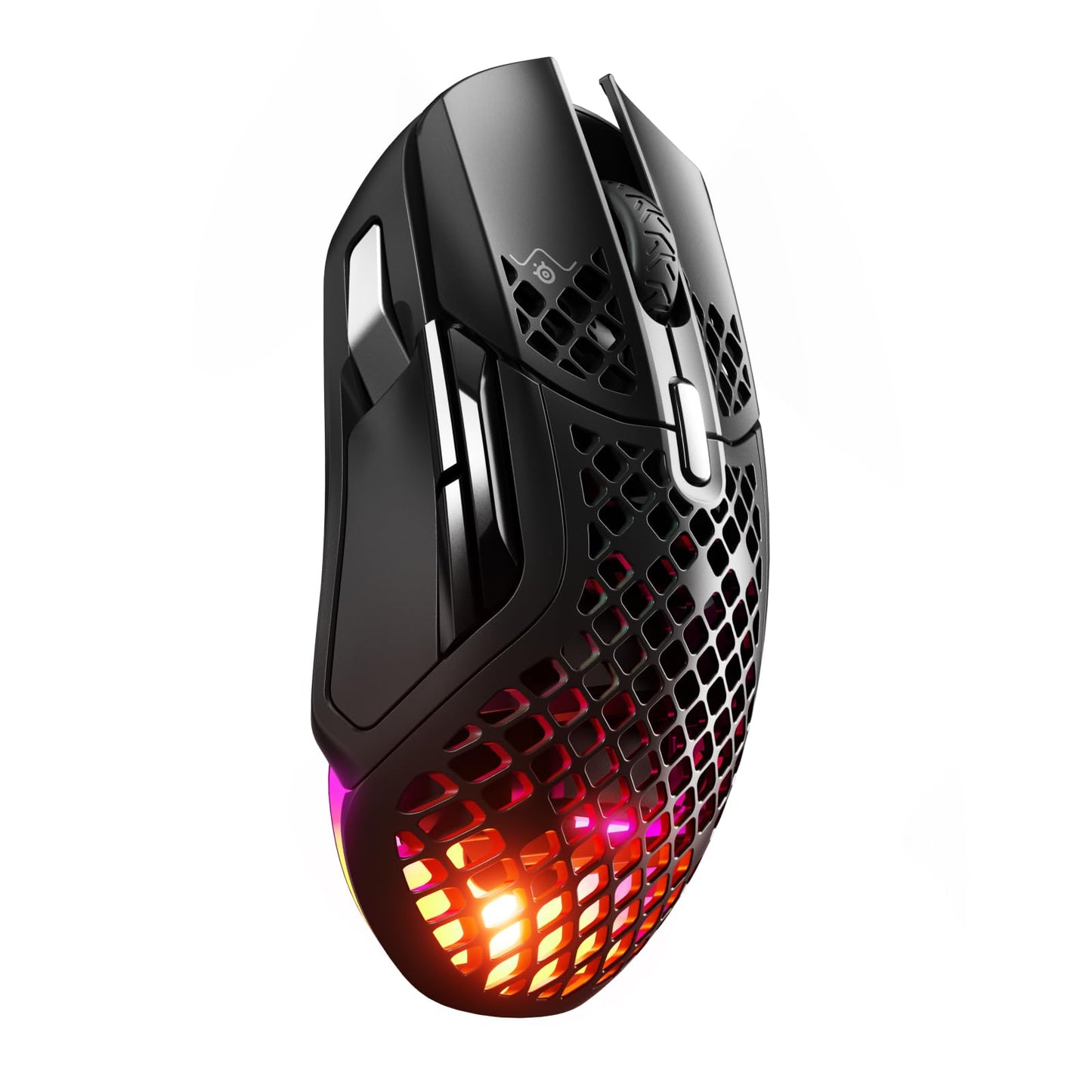 SteelSeries Aerox 5 Wireless - RGB spēļu pele, ļoti viegla, ūdensizturīga, 9 pogas, TrueMove Air sensors, 18.000 DPI.