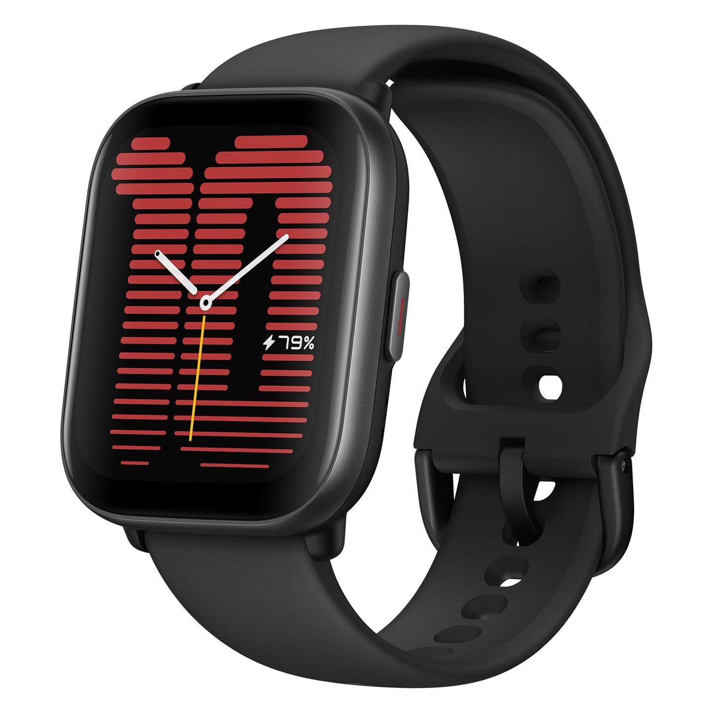 Amazfit Active 42mm - Voice assistant, 14-day battery, GPS, route navigation, Bluetooth calls, iOS & Android compatible.