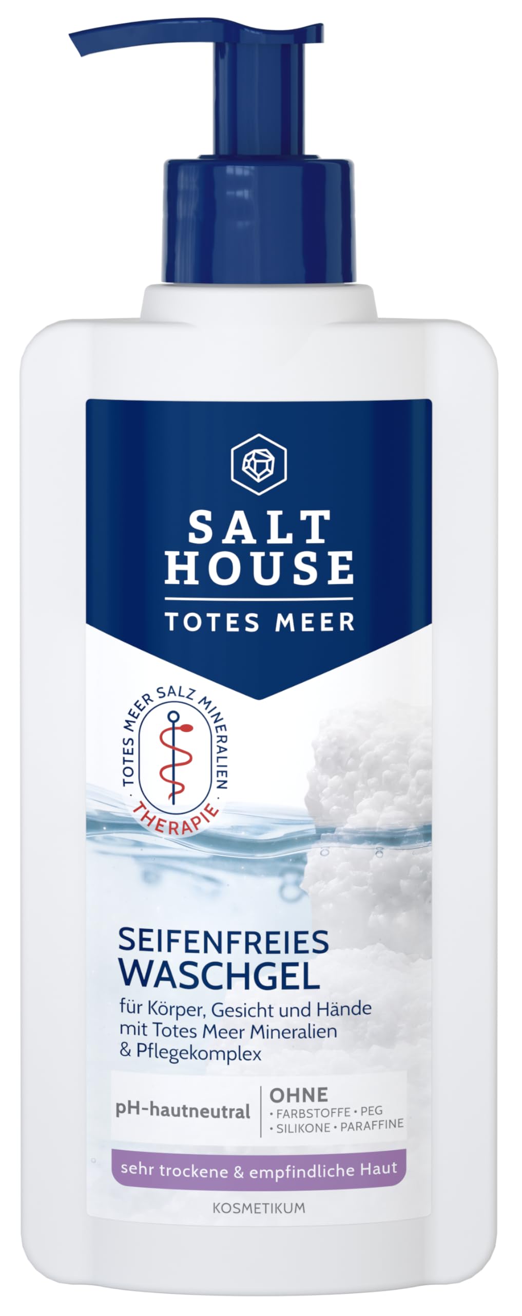 Dušas želeja SALTHOUSE Totes Meer Therapie bez ziepēm, visam ķermenim, 250ml