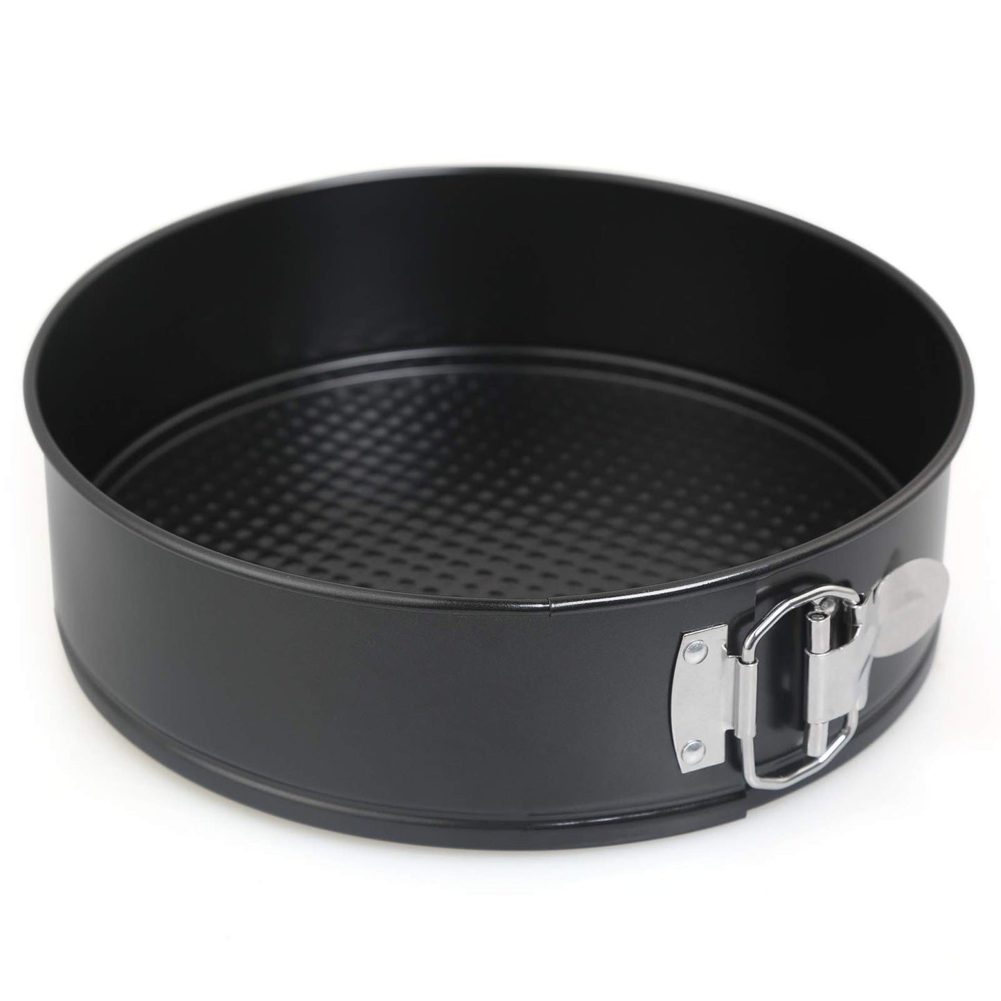 Apaļā kūku forma Ballery, springform cepšanas forma ar plakanu pamatni, melna, nepiedegoša, 22 cm