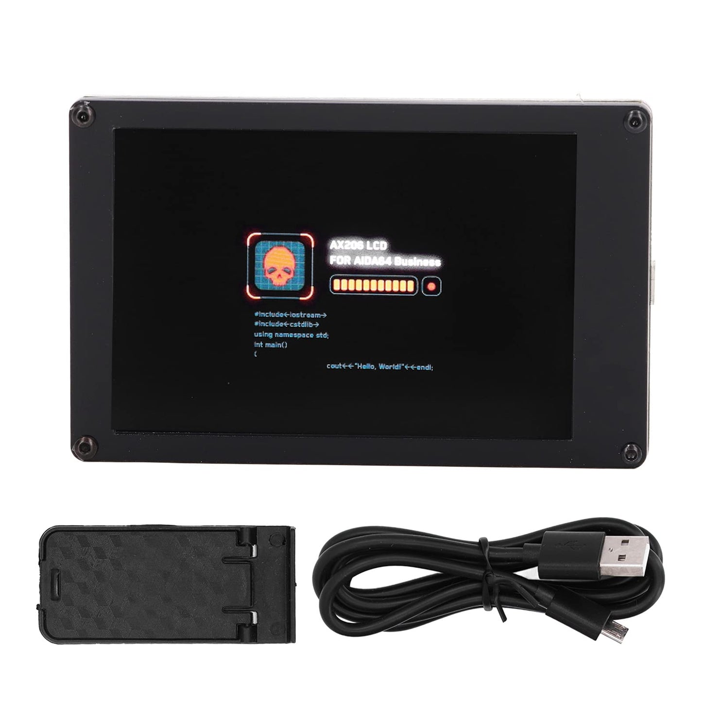 3,5 collu IPS monitora apakšekrāns - LCD ekrāns ar stiprinājumu, USB strāvas kabeli, nav nepieciešams papildu barošanas avots