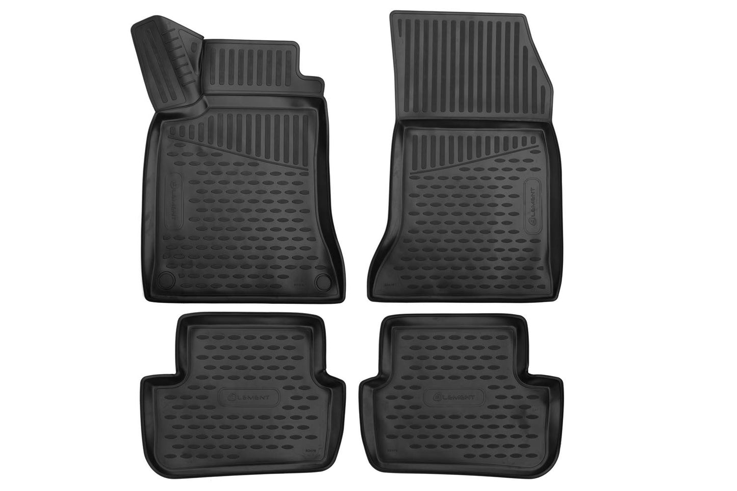 Audi 89B061501041 visu laiku paklāji priekšā Premium visu laiku paklāji gumijas paklāji melni ar Q4 uzrakstu