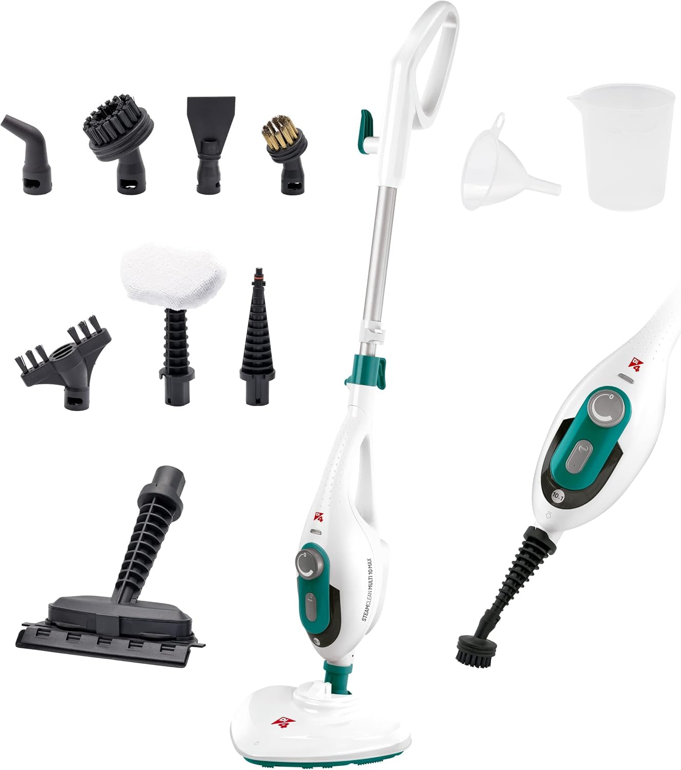 Tvaika tīrītājs Di4 Steamclean Multifunction 10 in 1, 1500W, rokas ierīce un tvaika mops