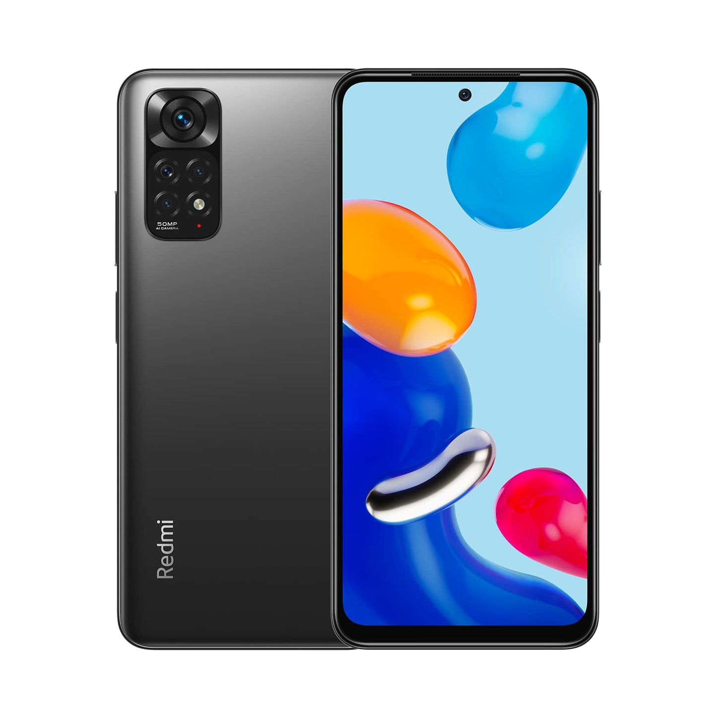 Xiaomi Redmi Note 11 - 64GB storage, 4GB RAM, Dual SIM, graphite gray smartphone