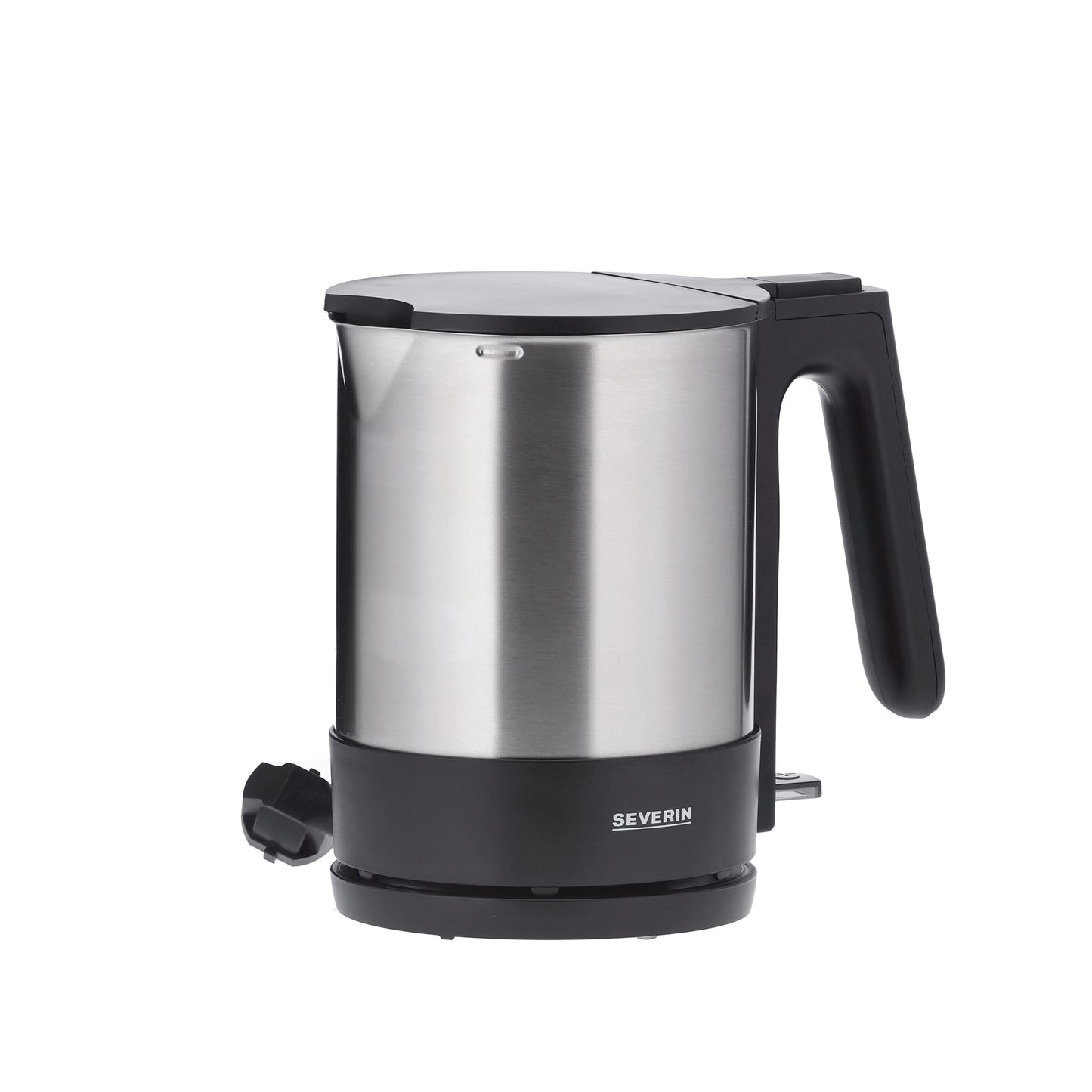 SEVERIN ūdens vārītājs - kompakts, jaudīgs 2.200 W, plastmasa, nerūsējošais tērauds, melns, 1,7 L, WK 3409