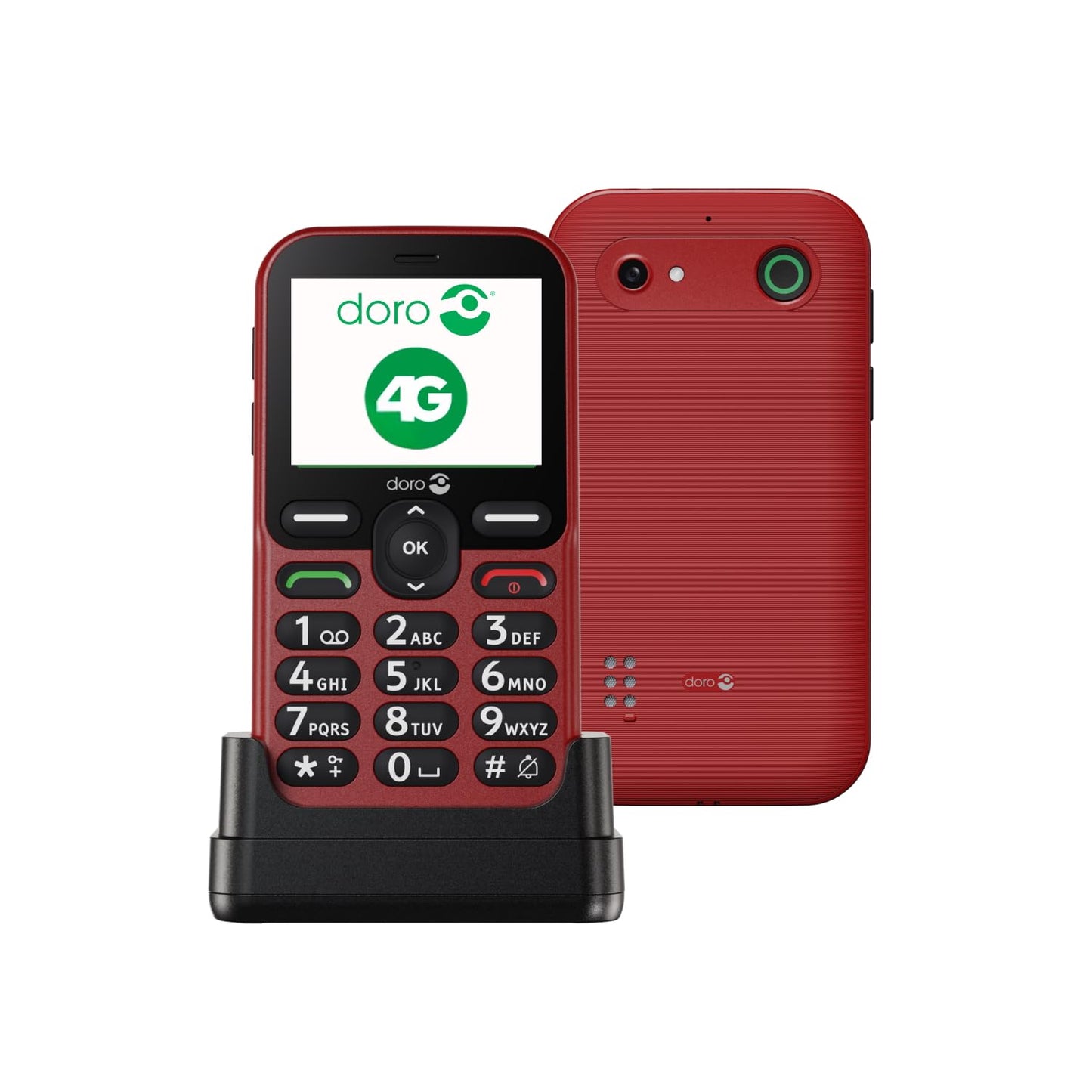 Senioru mobilais tālrunis Doro Leva E10 4G bez līguma, lielas pogas, ērta lietošana