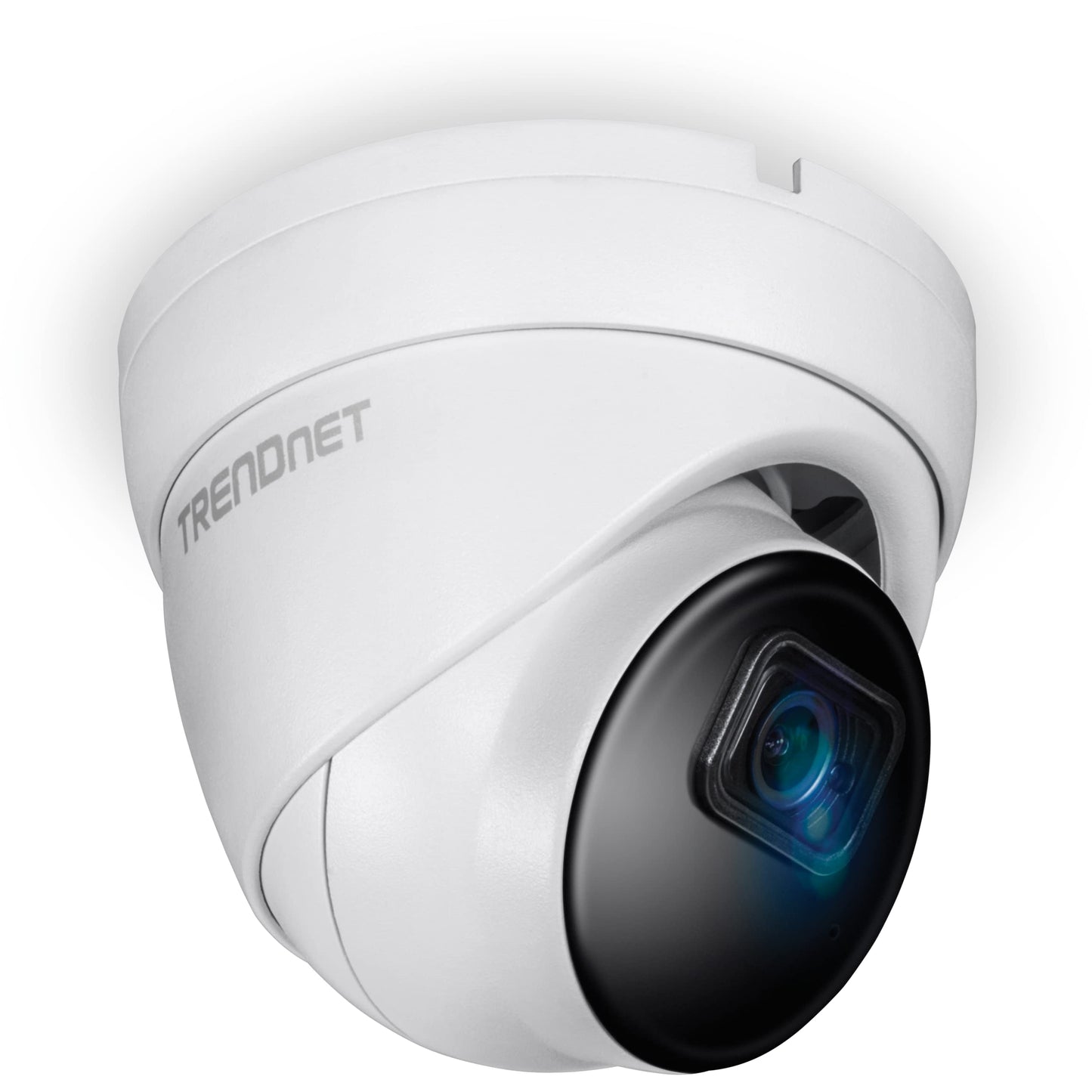 TRENDnet TV-IP1515PI iekštelpu un āra 5 MP H.265 PoE IR fiksētā torņa tīkla kamera, IP66 korpuss, IR nakts redzamība līdz 30 m, drošības uzraudzības kamera, microSD kartes slots, balta