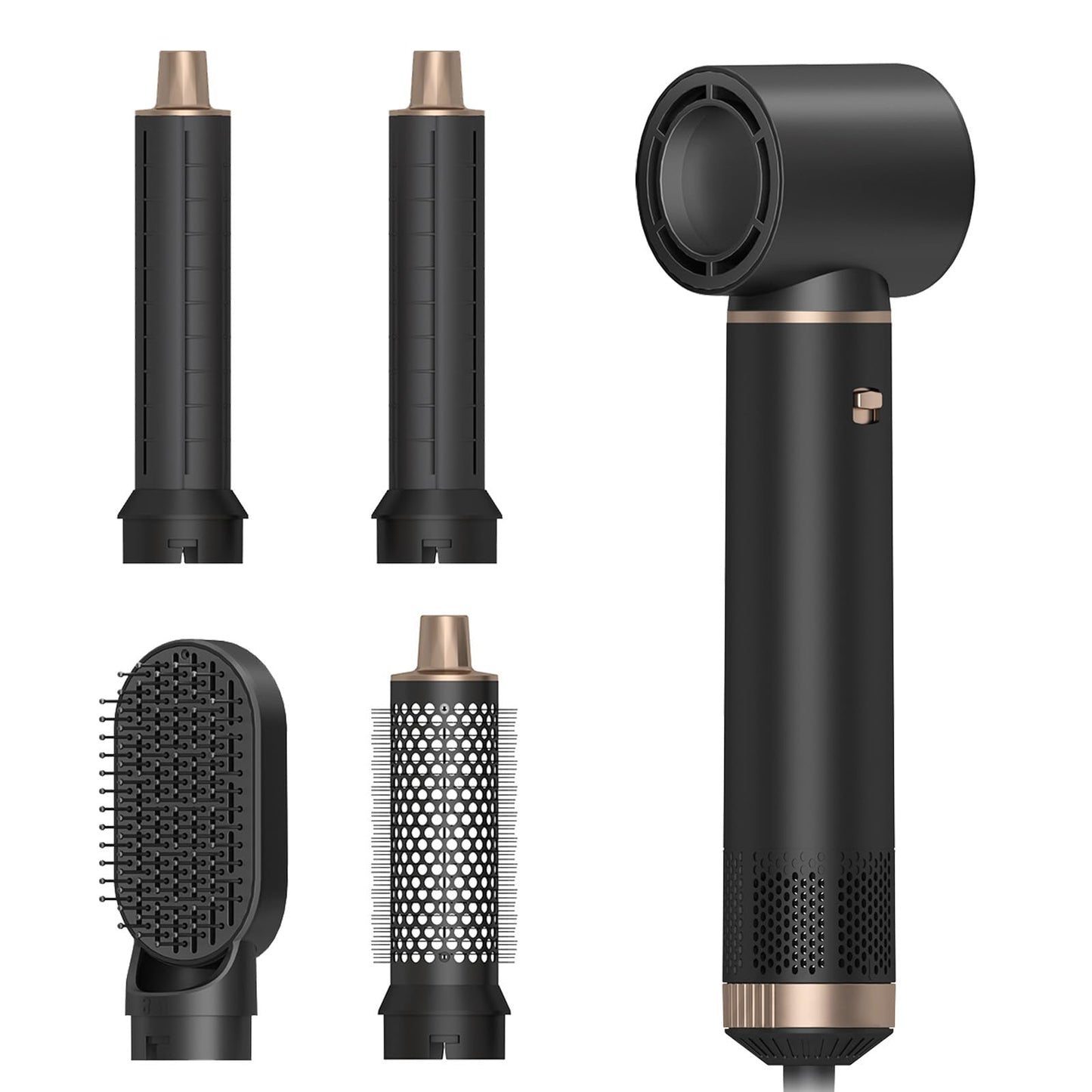 Matu veidotājs 5-in-1 Flex Style Hair, fēna suka ar fēnu sievietēm, karstā gaisa suka, matu taisnotājs, automātiskais lokšķēres, apaļā suka ar fēnu, jonu matu veidotājs