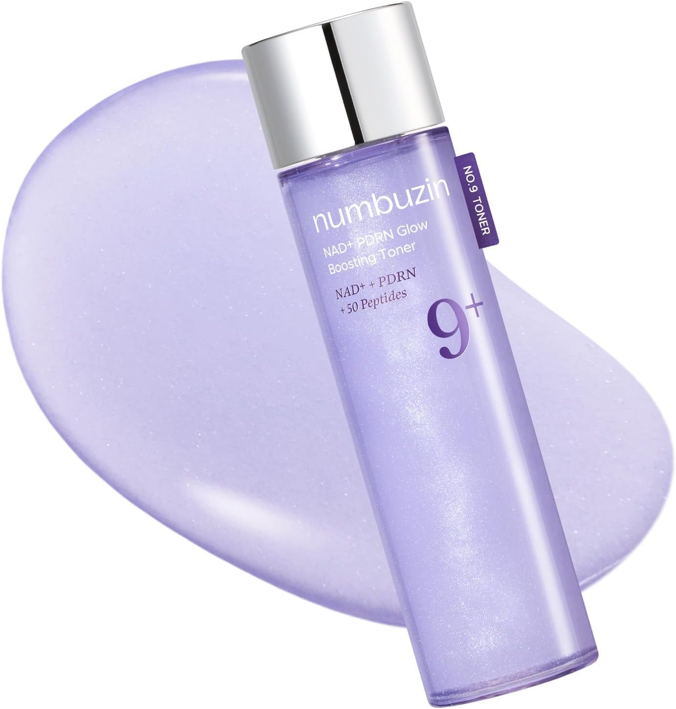 Sejas toniks numbuzin No.9 NAD+ Salmon PDRN Glow Boosting Toner, Korejas kosmētika, 5.07 fl oz