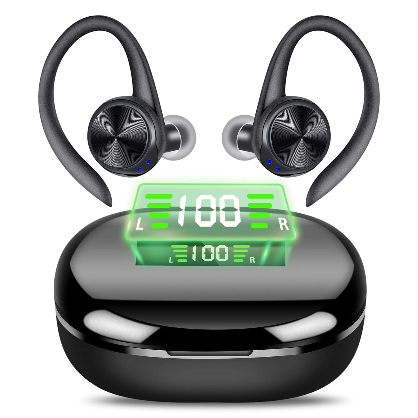 BROTHER INTERNATIONAL CORPORAT Bluetooth austiņas - bezvadu, HiFi stereo, trokšņu slāpēšana, IPX7 ūdensizturīgas, 48 stundu akumulators