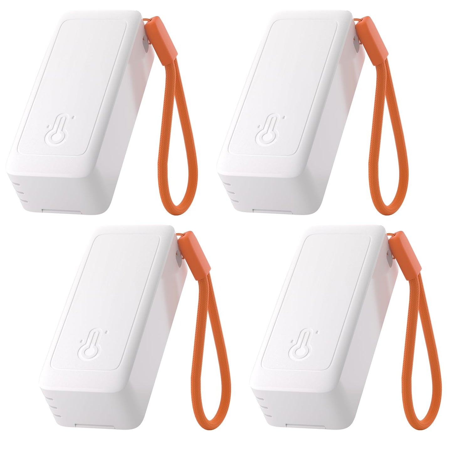 Temperatūras un mitruma sensors SONOFF SNZB-02B AirGuard TH Lite Zigbee ar lietotnes paziņojumiem, attālinātu uzraudzību siltumnīcai un vīna pagrabam, saderīgs ar Alexa un Google Home, 4 gab.