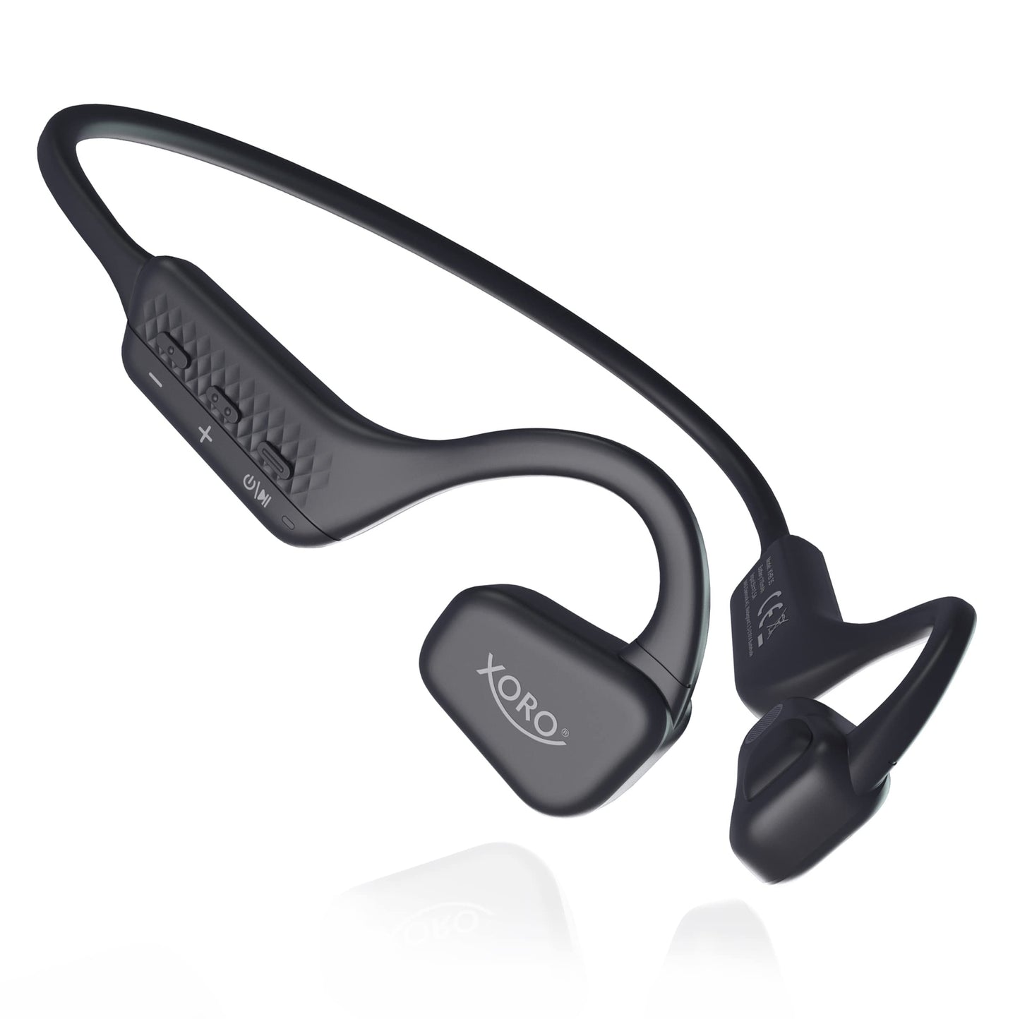 XORO KHB 35 - Atvērtās auss austiņas ar 8 stundu akumulatoru, Bluetooth, brīvroku režīmu, aizsardzību pret šļakatām.