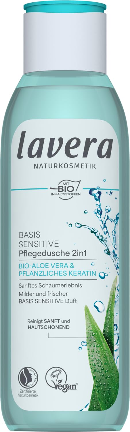 Dušas želeja Lavera Basis Sensitiv 2in1 Pflege 250 ml