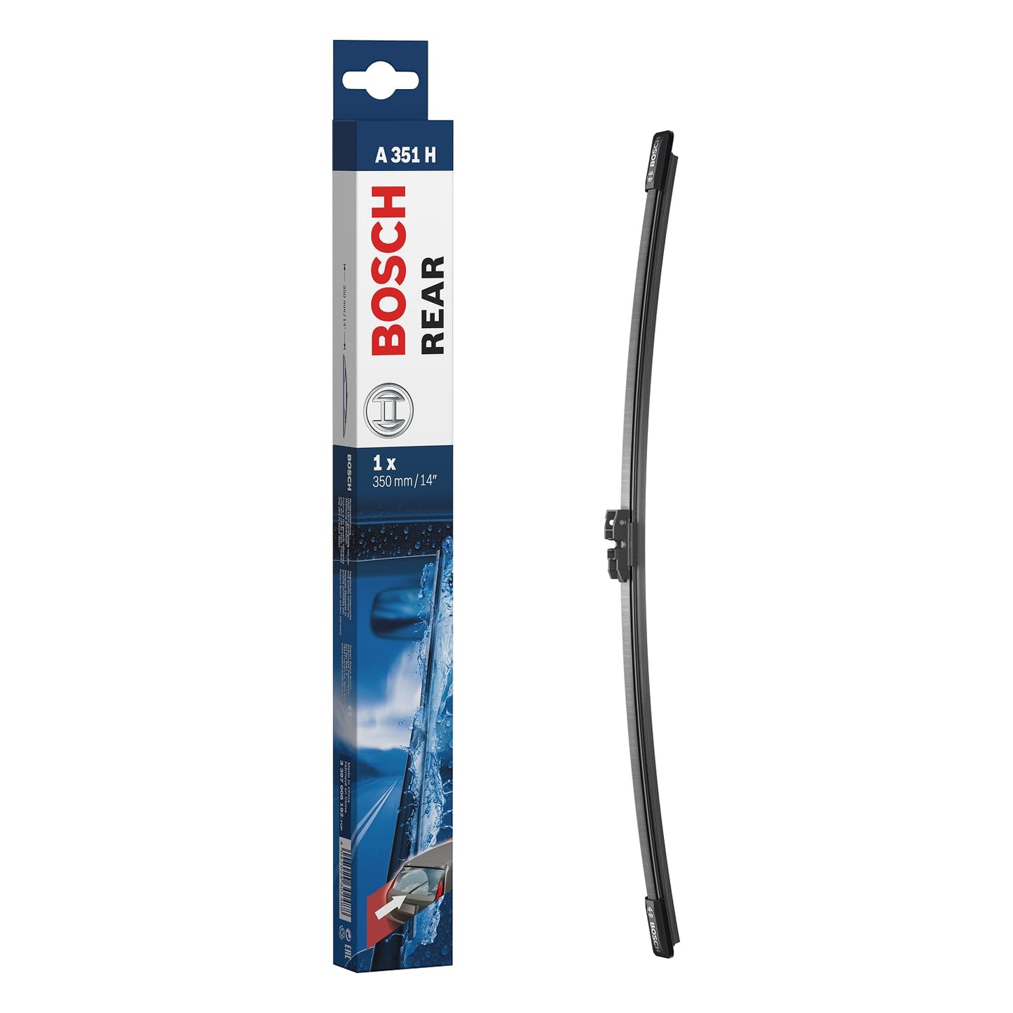 Aizmugurējais stikla tīrītāja slotiņš Bosch A351H, 350mm