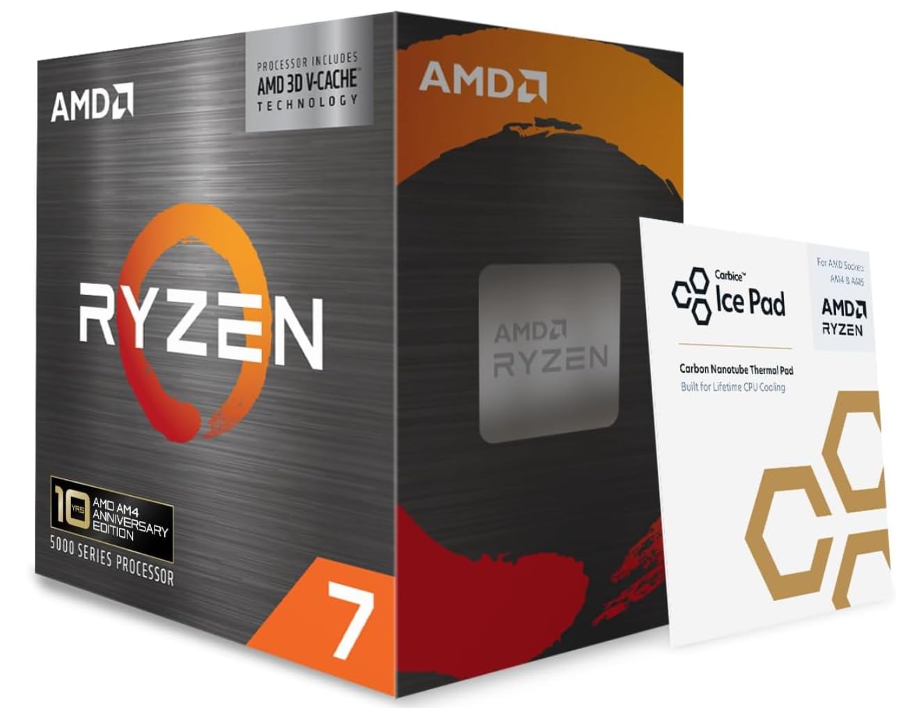Procesors AMD Ryzen 7 5800X3D 10th Anniversary Edition, AM4, DDR4