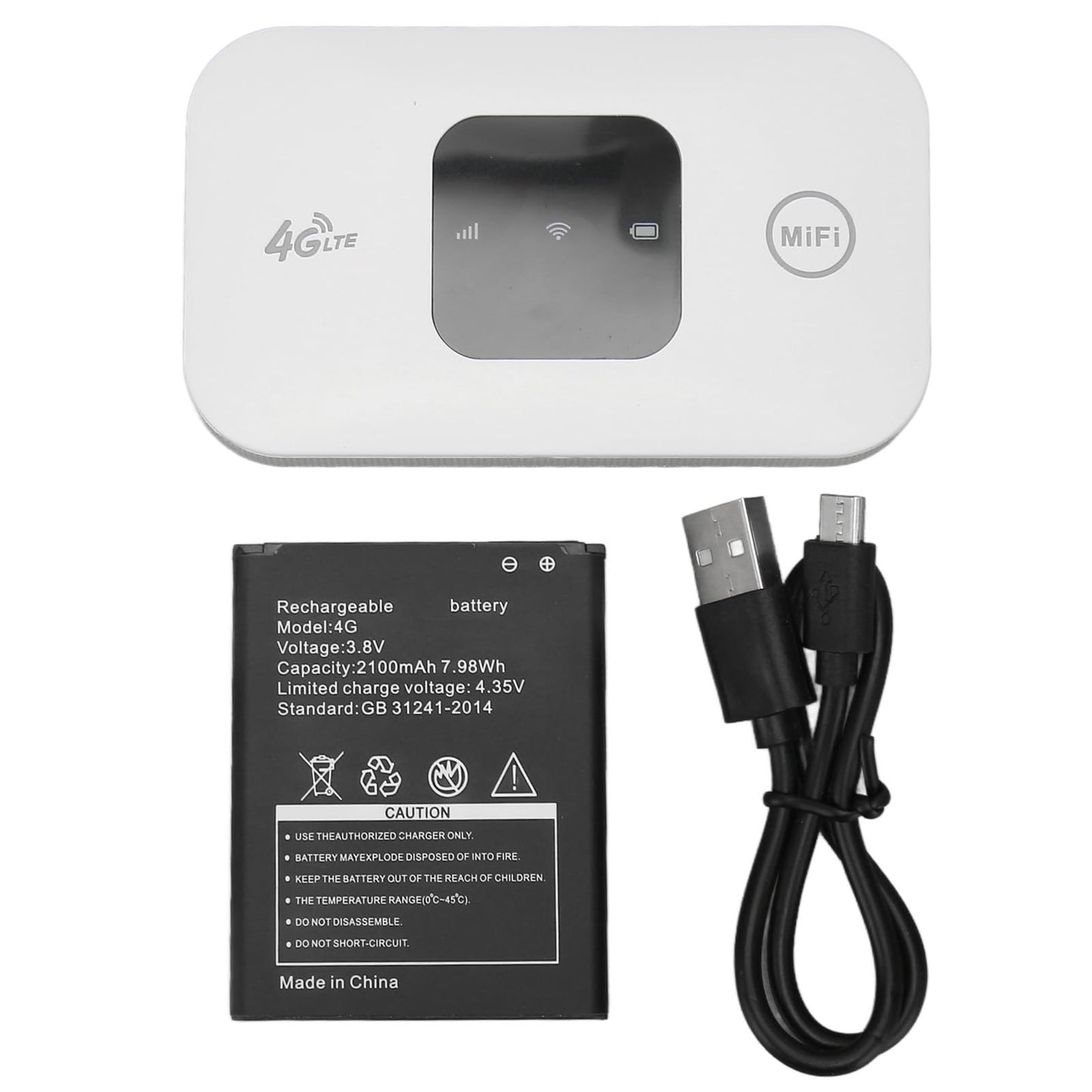 Vikye 150 Mbit/s 4G LTE mobilais WLAN karstais punkts, 4G LTE USB-WLAN modems ar SIM kartes slotu, 10 ierīču atbalsts, 2100 mAh akumulators 4G LTE maršrutētājs