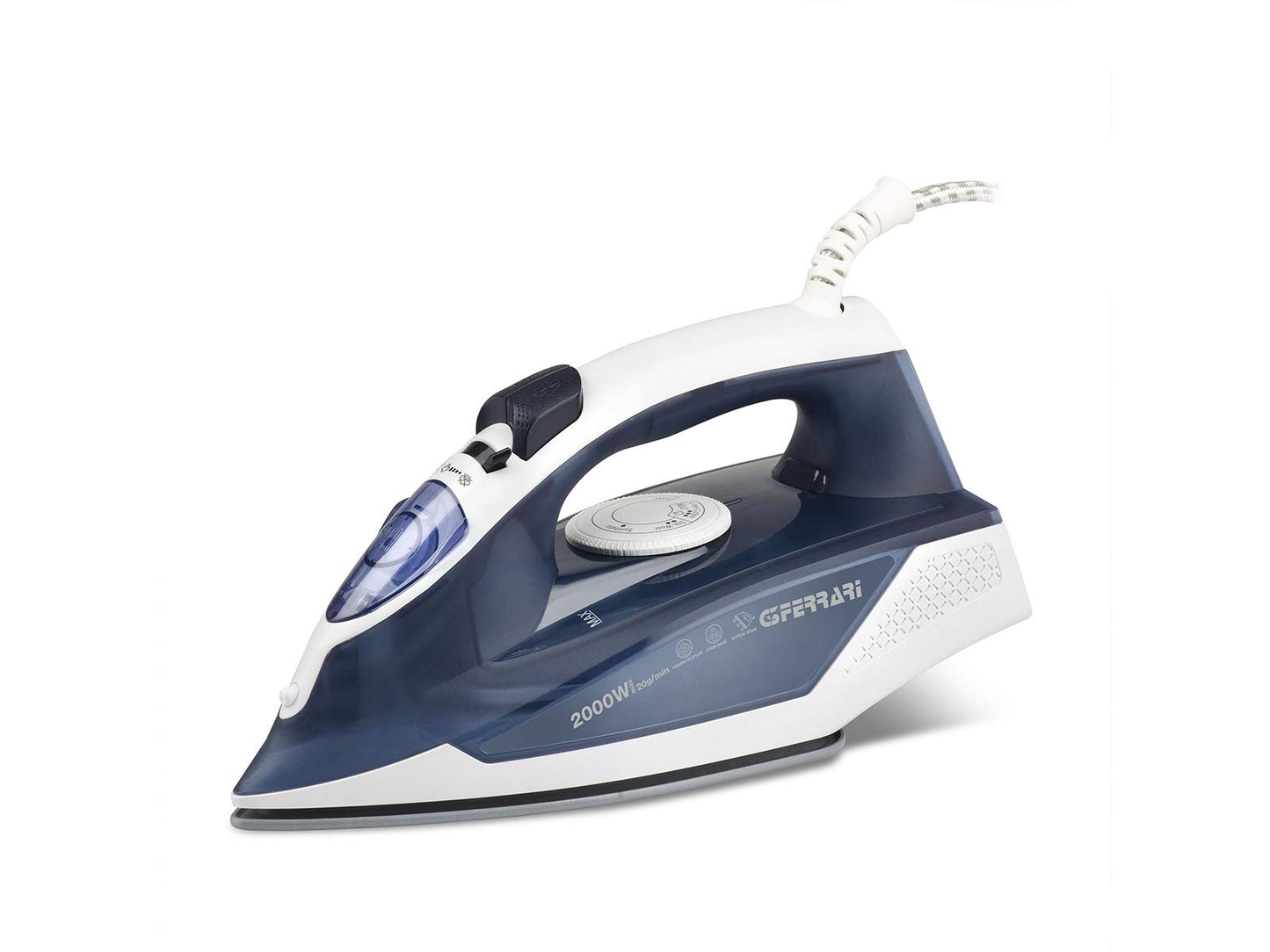 G3 Ferrari G40014 Opera steam iron - ceramic soleplate, blue, efficient steam output, ergonomic design