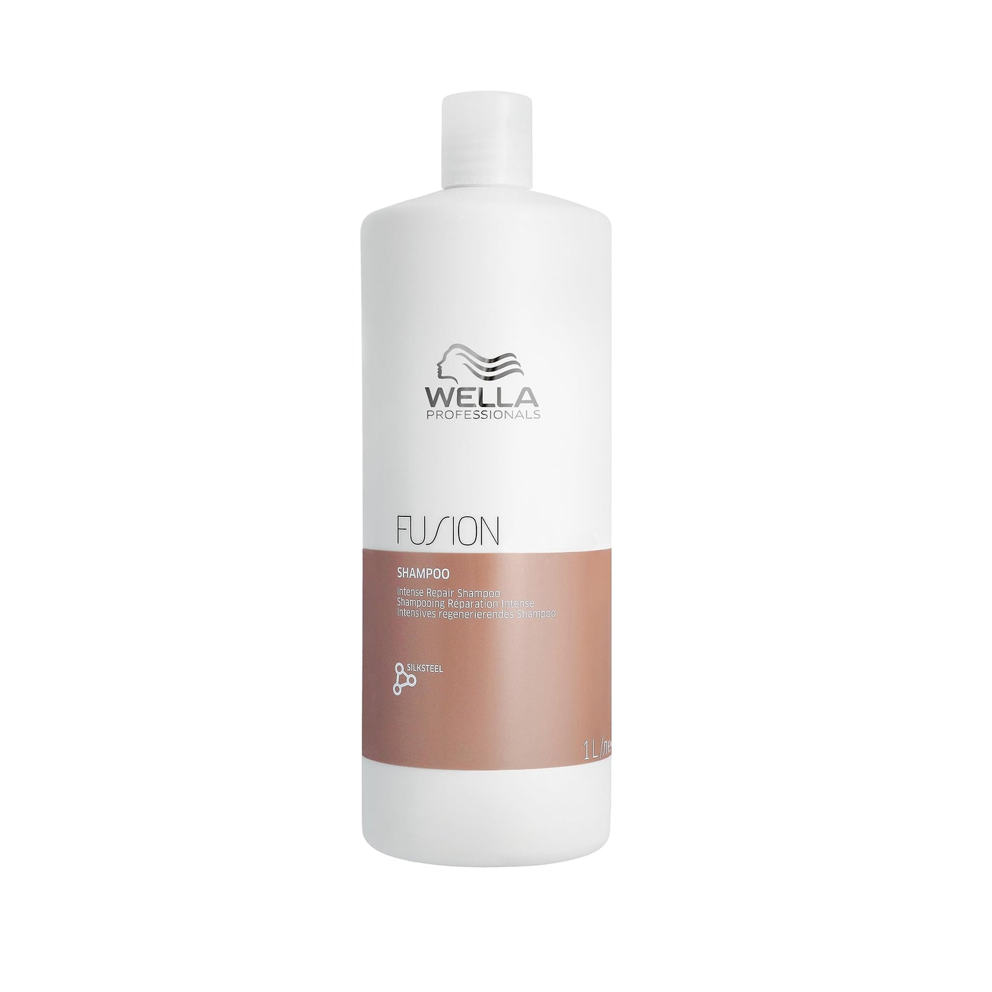Wella Professionals Wella Fusion Intense Repair šampūns bojātiem matiem, dziļi attīrošs šampūns, 1 L