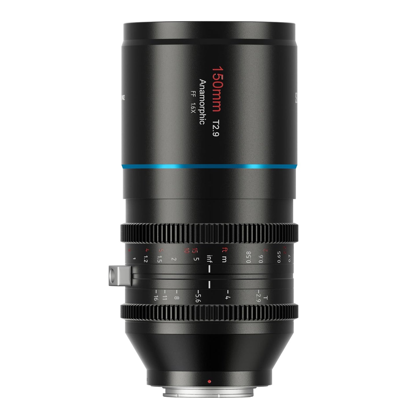 SIRUI 150 mm T2.9 1.6X pilna kadra anamorfiskais teleobjektīvs (Venus 150 mm E stiprinājumam)
