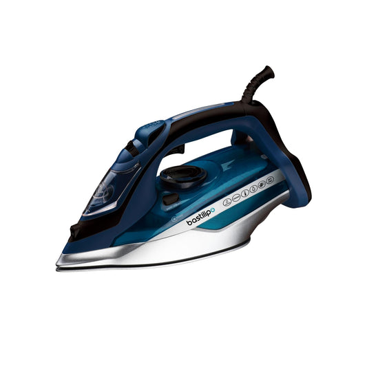 Bastilipo Etna 3000 gludeklis - balts, 3000W, ātri uzsilst, regulējams tvaiks, kompakts dizains.