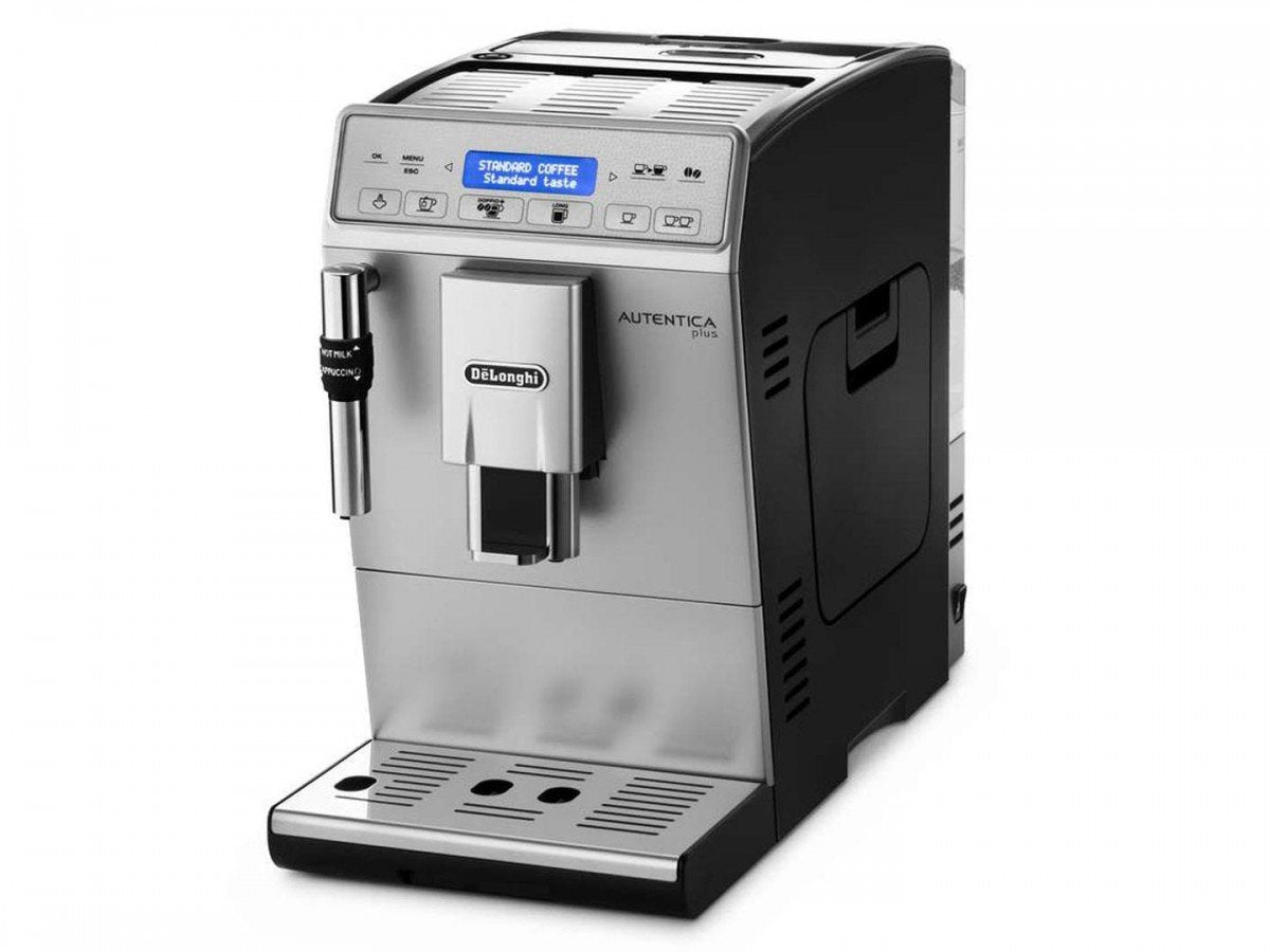 De'Longhi Autentica Plus ETAM 29.620.SB - pilnībā automātiska kafijas automāts, 1450 W, 1,4 l, tvaika sprausla, sudrabs/melns